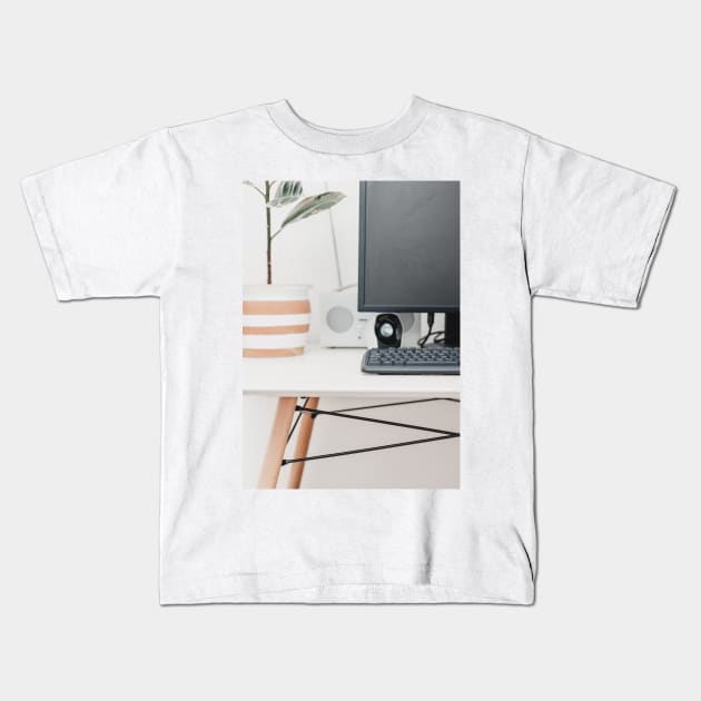 Minimalistic design Kids T-Shirt by GenesisClothing